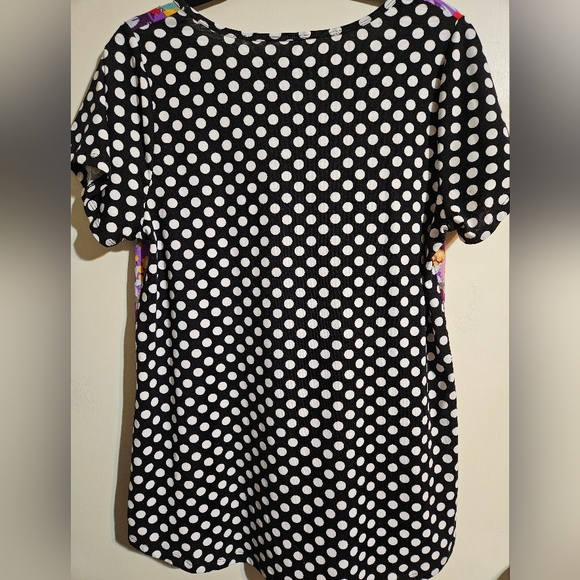 LuLaRoe Womens Multicolor Floral Blouse - Picture 2 of 4